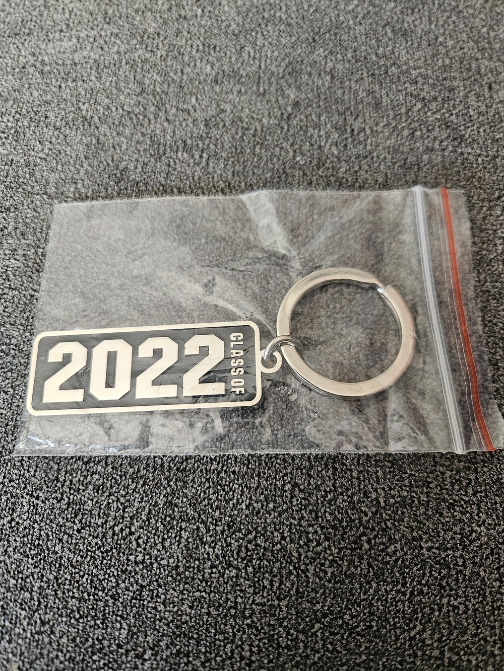 2022 Class of Keychain - Silver and Black
